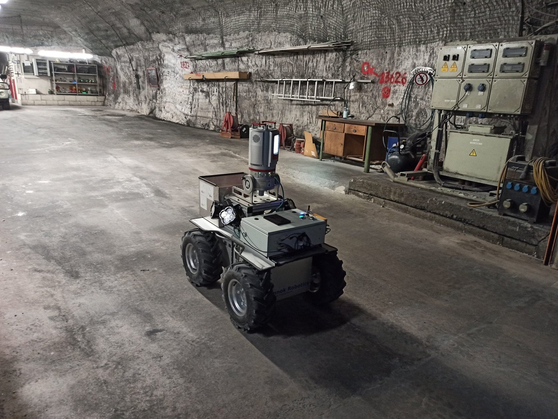 Innok HEROS im K+S Bergwerk
