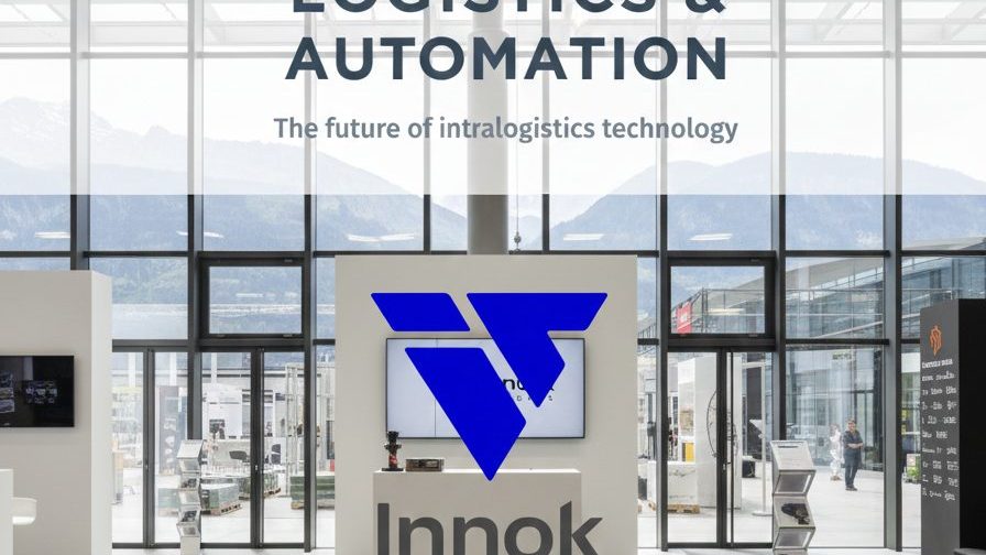 Graphic: Innok Robotics stand at LOGISTICS & AUTOMATION, BERNEXPO Bern – “The future of intralogistics technology”