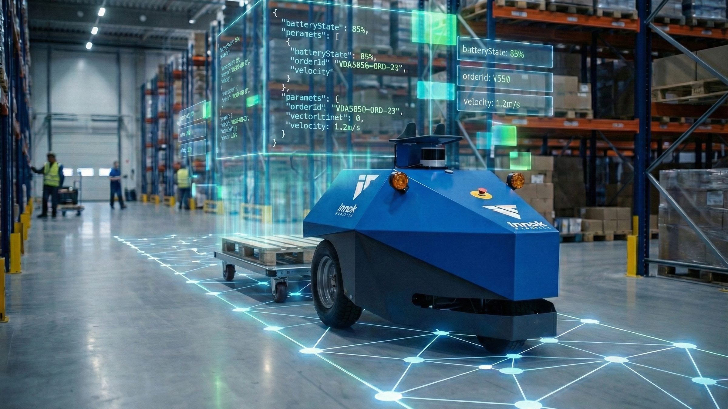 VDA 5050: Standardized interface for AGVs, AMRs, and master control systems