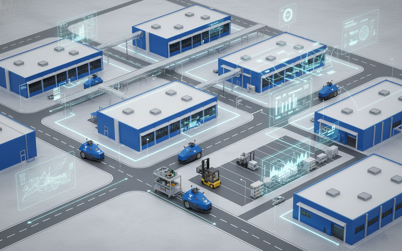 Materialfluss outdoor