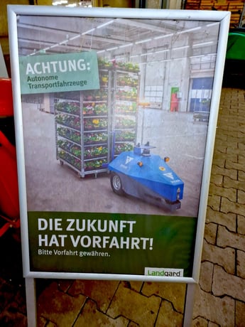 Plakat AMR Landgard Zukunft Vorfahrt